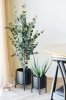 Zestaw doniczek stalowych Flowerpot czarne